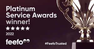 Feefo Platinum Trusted Service Award Winners 2022