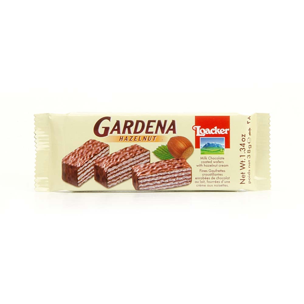 Loacker Loacker Gardena Chocolate Wafers 38g Chocolates Direct