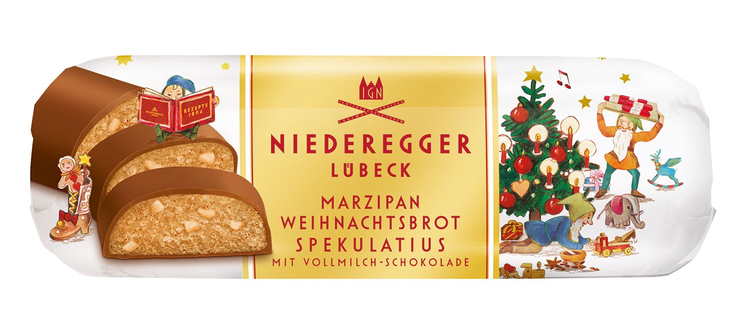 Marzipan Christmas Edition Loaf - Speculoos