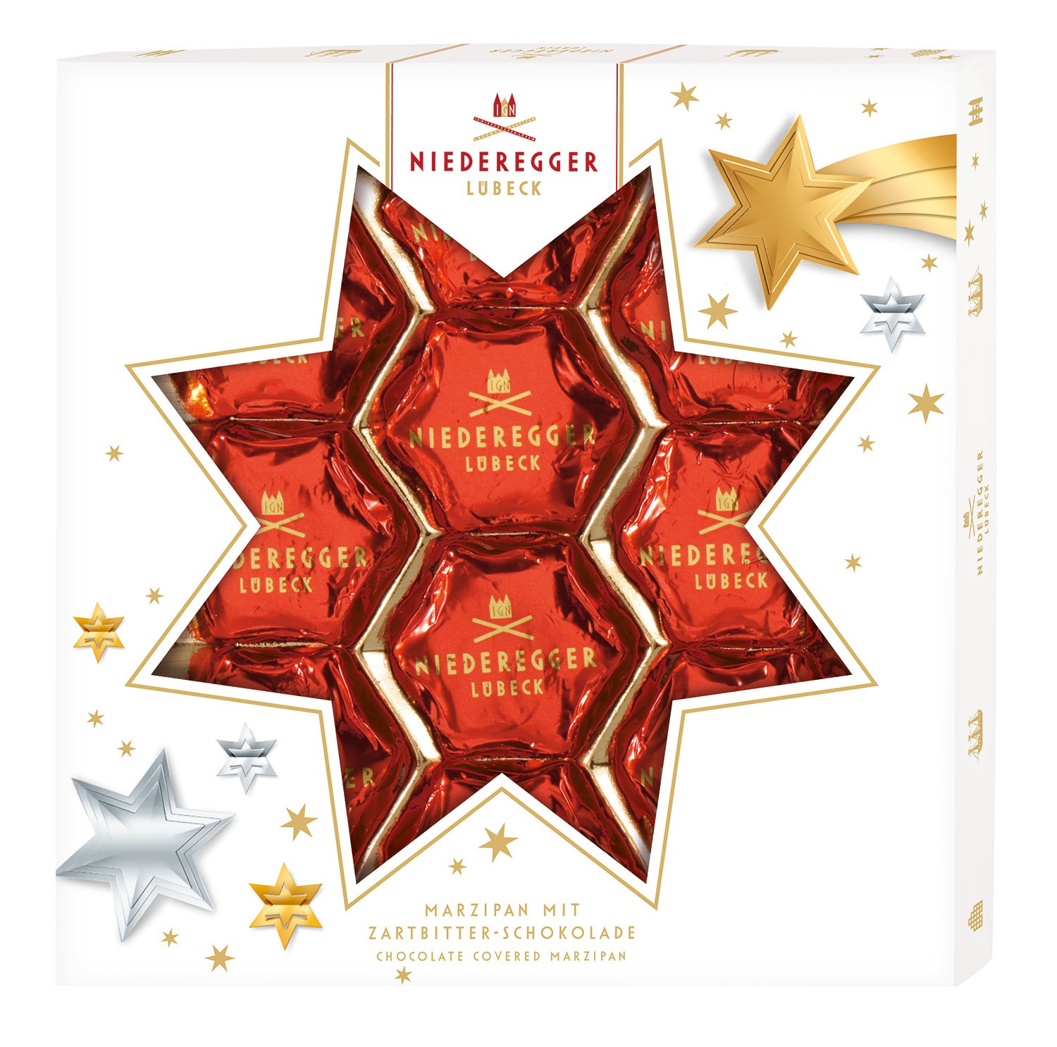 Niederegger Marzipan Christmas Stars 125g