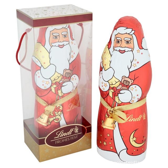 Lindt Milk chocolate Santa 1kg With Gift Box Christmas Lindt