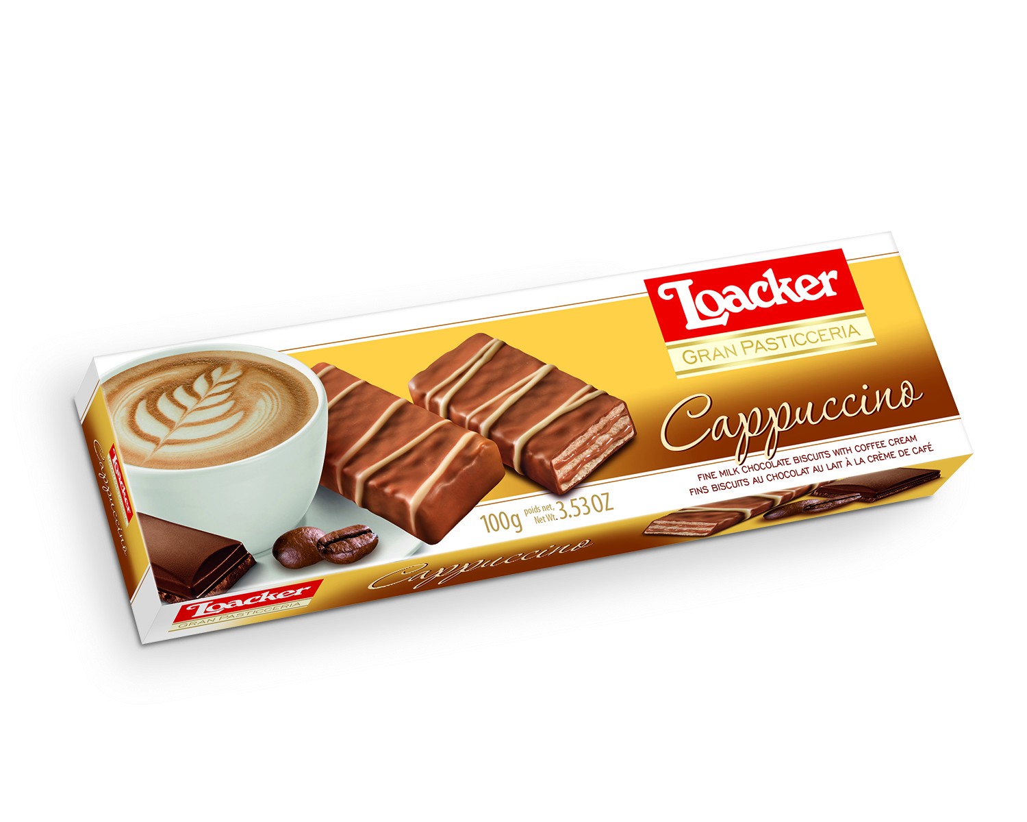 Loacker Loacker Cappuccino Gran Pasticceria 100g Chocolate Wafers ...