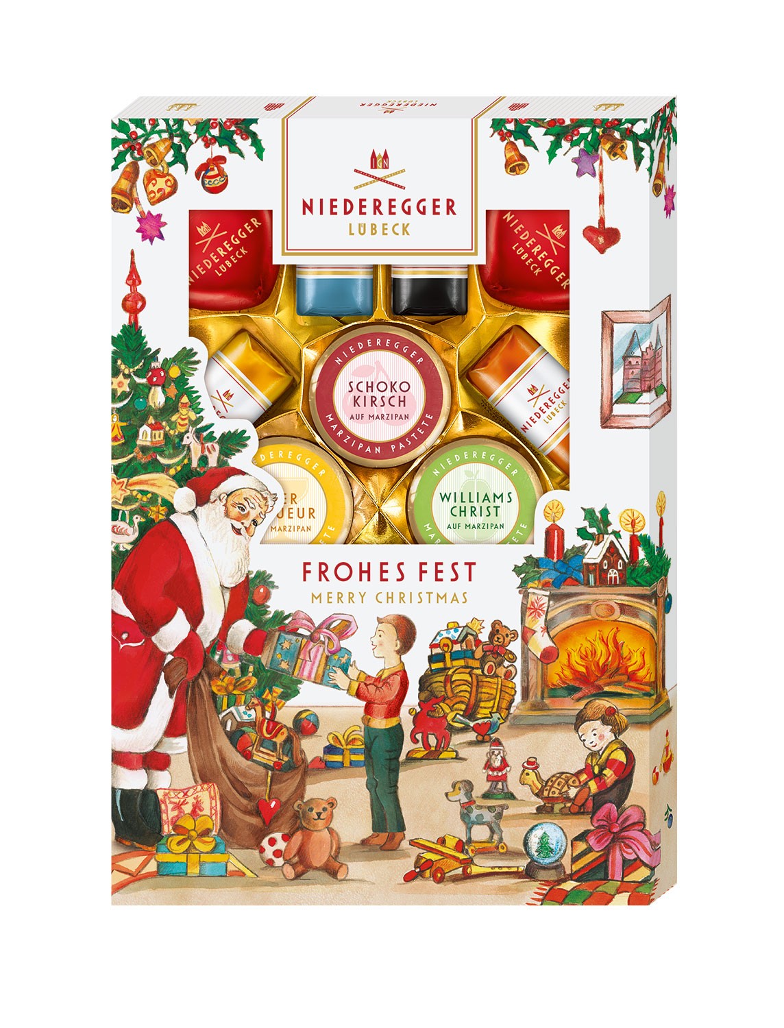 Marzipanerie in Christmas Gift Sleeve 206g