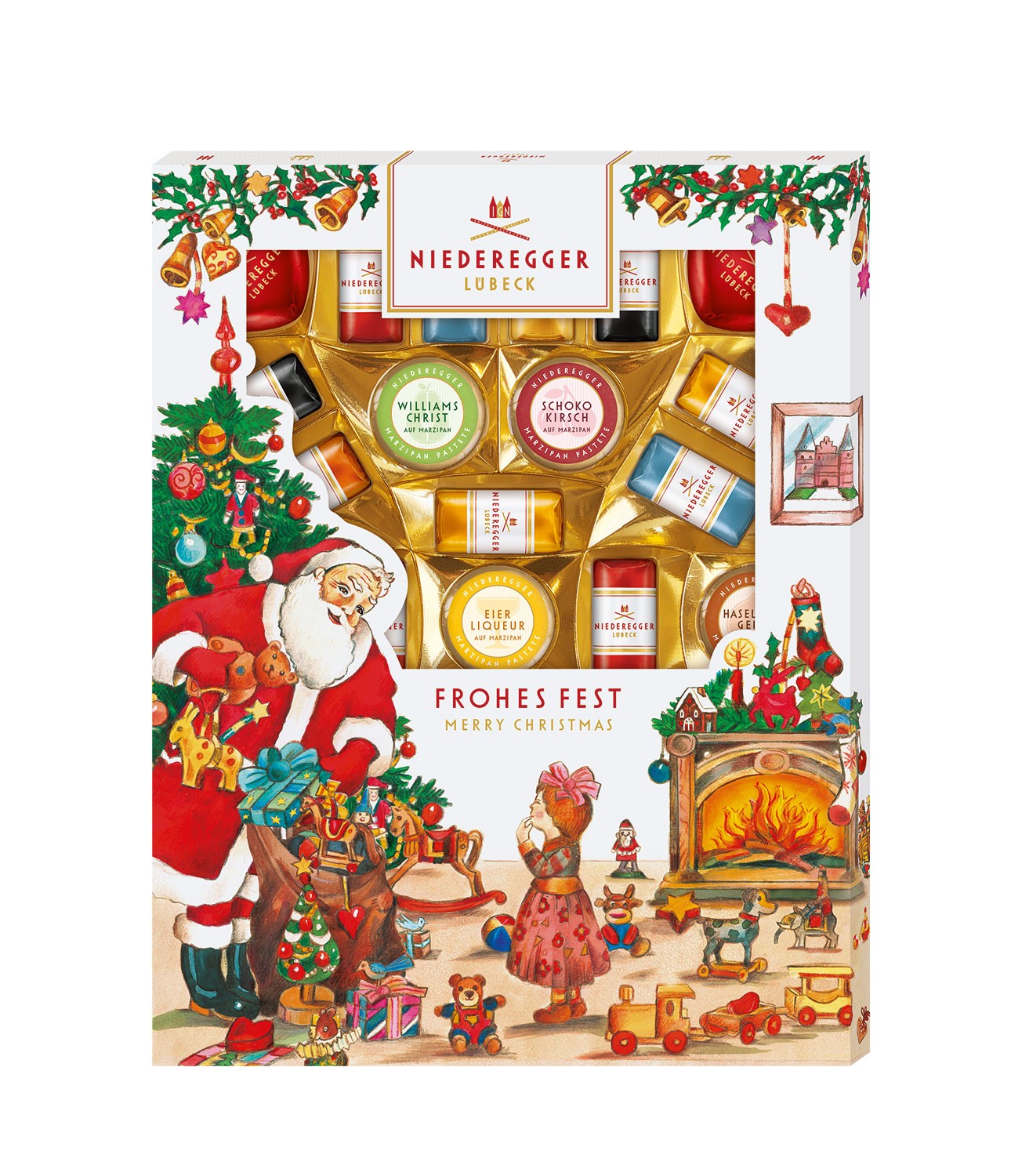 Marzipanerie in Christmas Gift Sleeve 398g