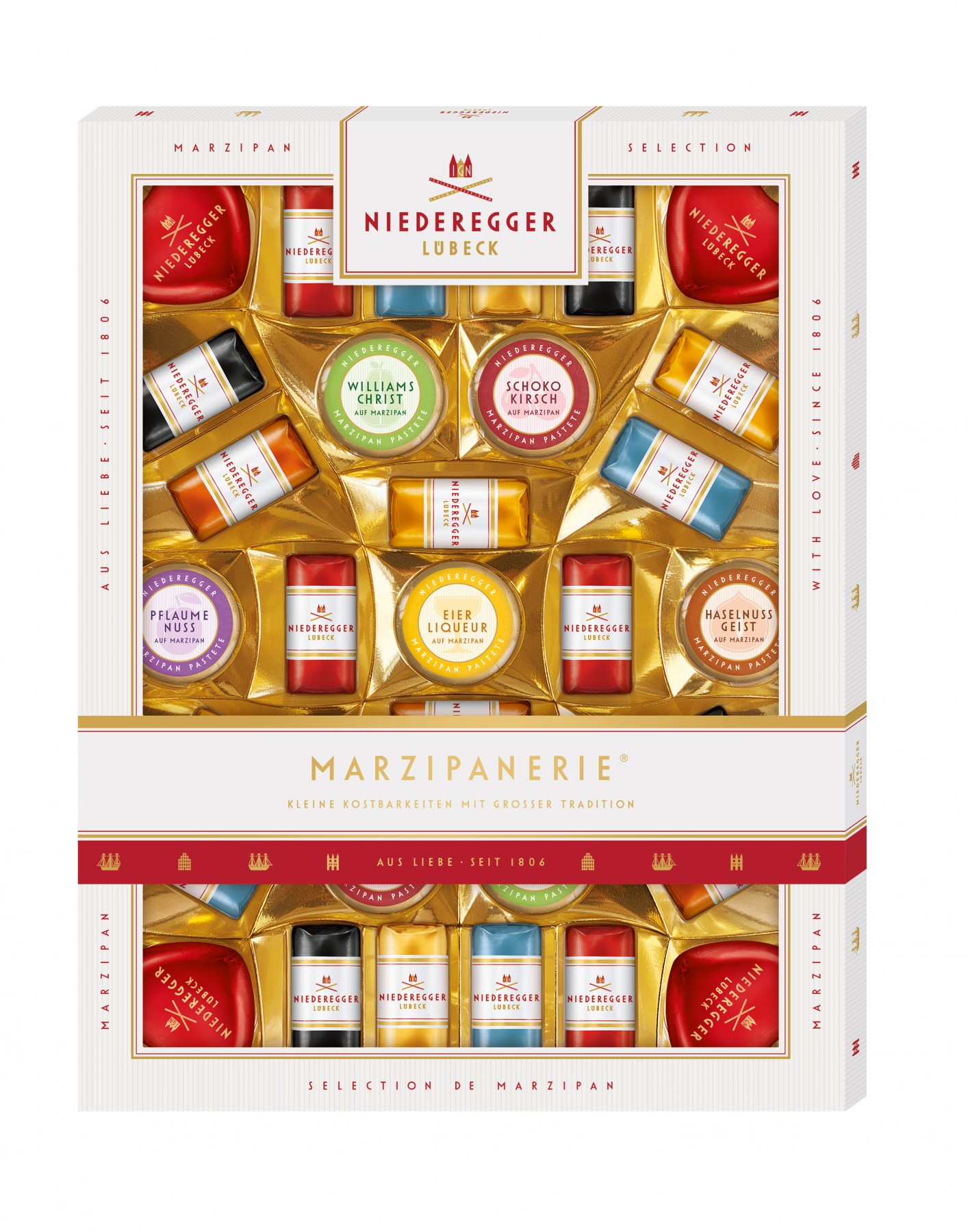 Marzipanerie in Christmas Gift Sleeve 398g
