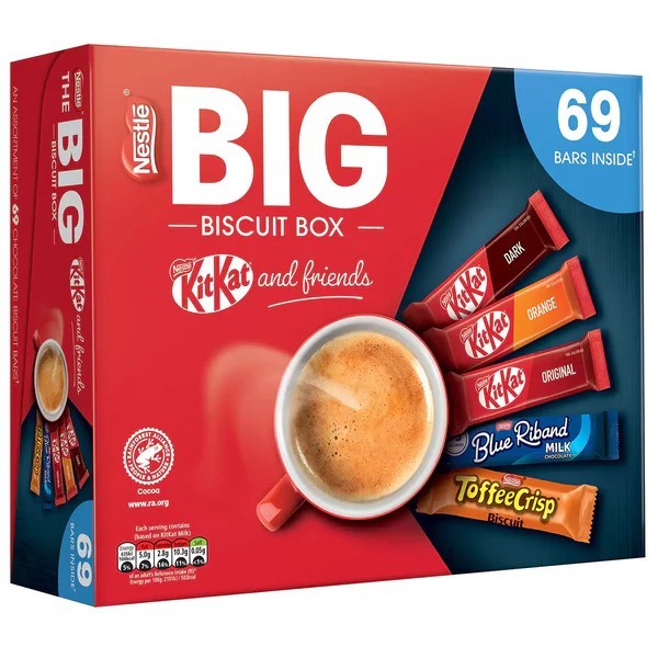 Nestle Big Box of bars - 69 pieces 25% OFF