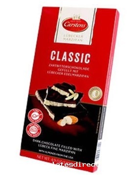 Dark chocolate marzipan bar 140g