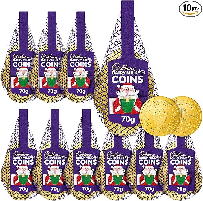 Cadbury Chocolate Coins 10 x 70g nets 20% OFF