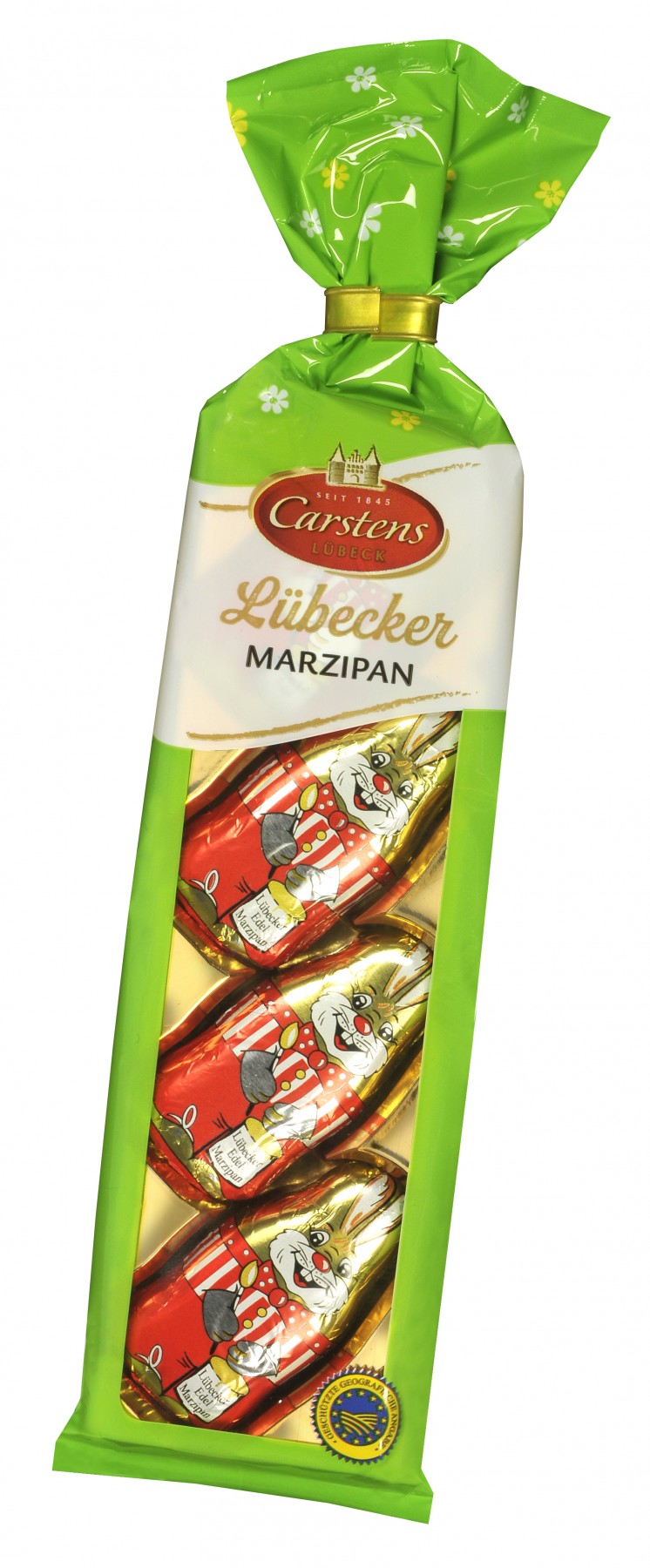 Carstens Lubeck Marzipan Bunnies in clip bag 50g