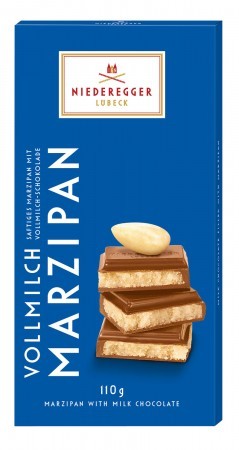110g Classic Milk Chocolate Marzipan Bar