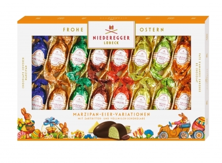 Niederegger Chocolate Marzipan Easter Eggs Variations 250g