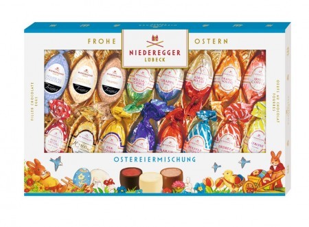 Niederegger Chocolate Marzipan & Praline Filled Easter Eggs Assortment 250g - 50% Off