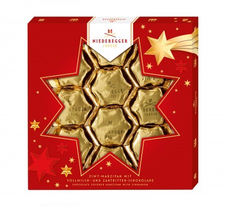 Niederegger Marzipan Christmas Cinnamon Stars 125g