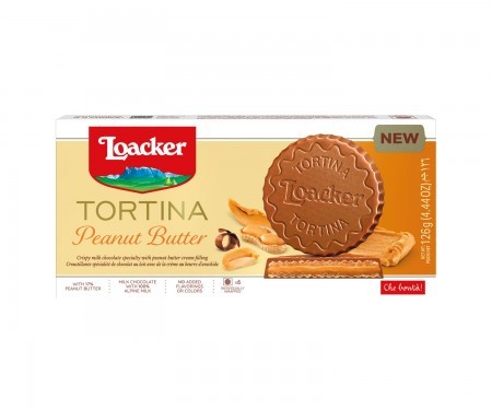 Loacker Peanut Butter Filled Tortina Gift Box 126g