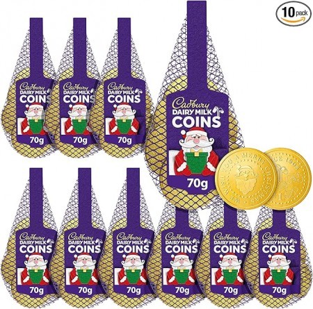 Cadbury Chocolate Coins 10 x 70g nets 20% OFF