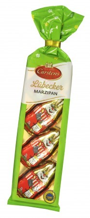Carstens Lubeck Marzipan Bunnies in clip bag 50g