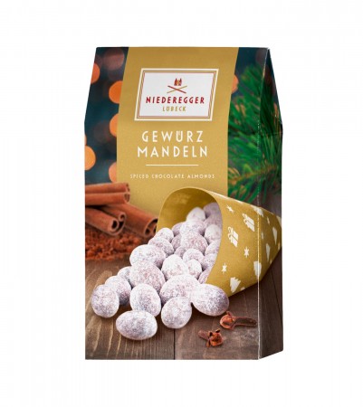 Niederegger Chocolate Spiced Almonds 100g